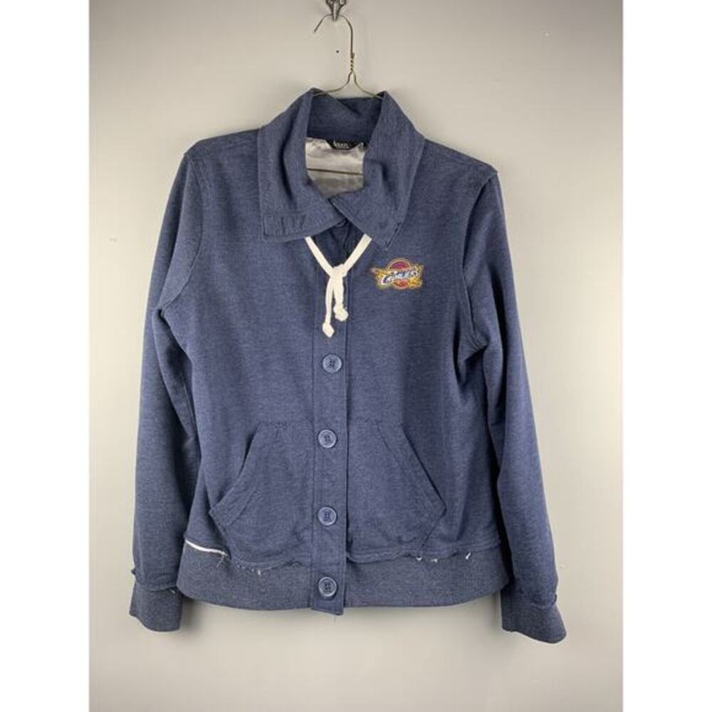 Cleveland Cavaliers Touch by Alyssa Milano Sweatshirt Womens Large button front‎